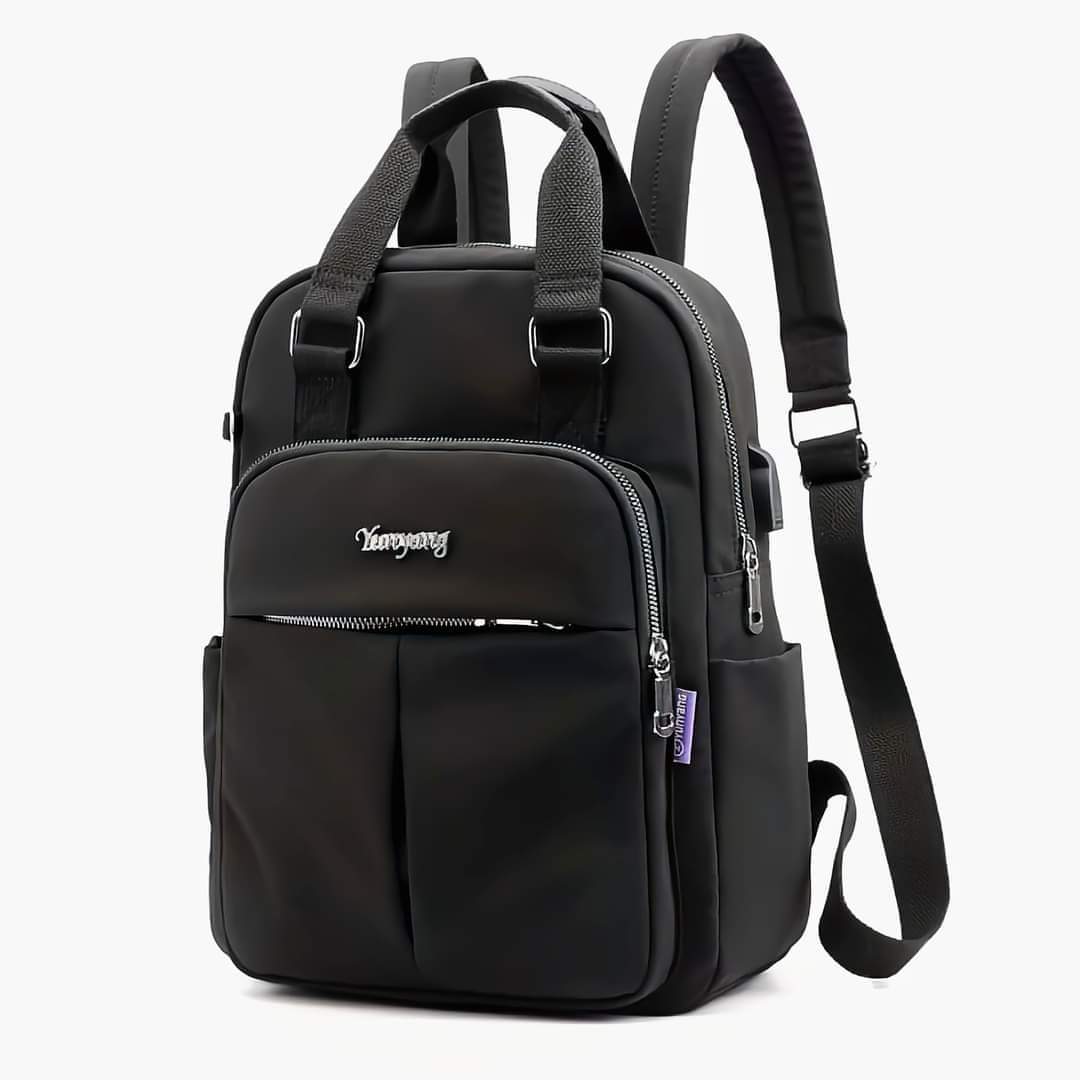 New Leisure Nylon Ladies China Backpack - Waterproof Oxford Fabric School, College & Travel Bag for Women (16" x 12")