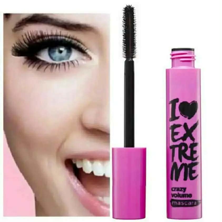 Essence I Love Extreme Crazy Volume Mascara - Intense Black, Waterproof & Long-Lasting Volumizing Mascara