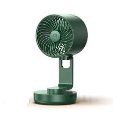 Awei F34 Folding Long Duct Circulator Fan - Rechargeable Desktop Fan with 7 Hours Battery Backup, Rapid Cooling & 6 Months Warranty