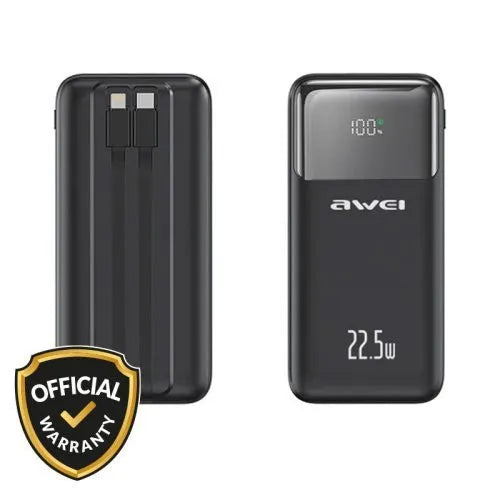 Awei P106K 10000mAh 22.5w Multi Output Fast Charging Powerbank