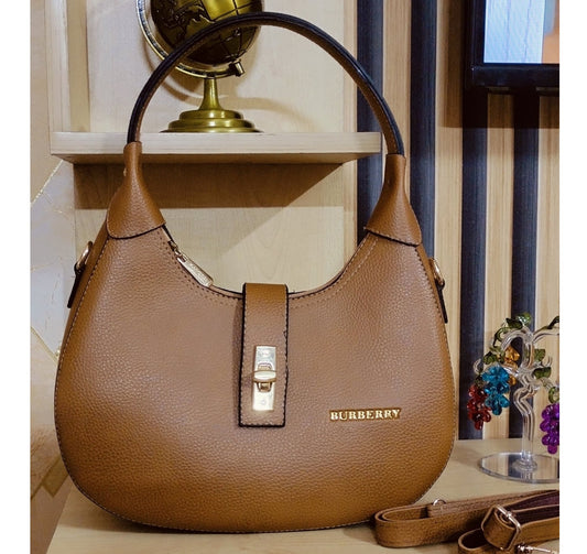 Premium Fashionable Women's Handbag - Elegant Matte Pebbled Texture Shoulder & Crossbody Bag for Office, Parties & Daily Style