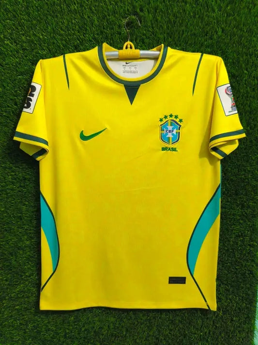 Brazil World Cup 2026 Home Jersey - Premium Thai Quality Yellow Football Kit for Men (M to XXL)