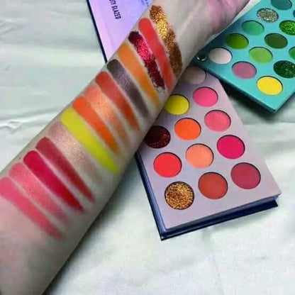 Beauty Glazed Colour Board Eyeshadow Palette - 60 Colors Professional Matte, Shimmer & Glitter Set