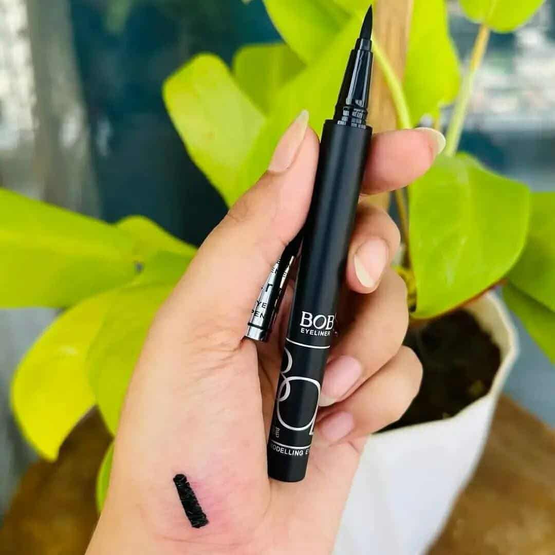 BOB 3-in-1 Waterproof Eye Makeup Set - Intense Black Kajal, Eyeliner & Mascara Trio