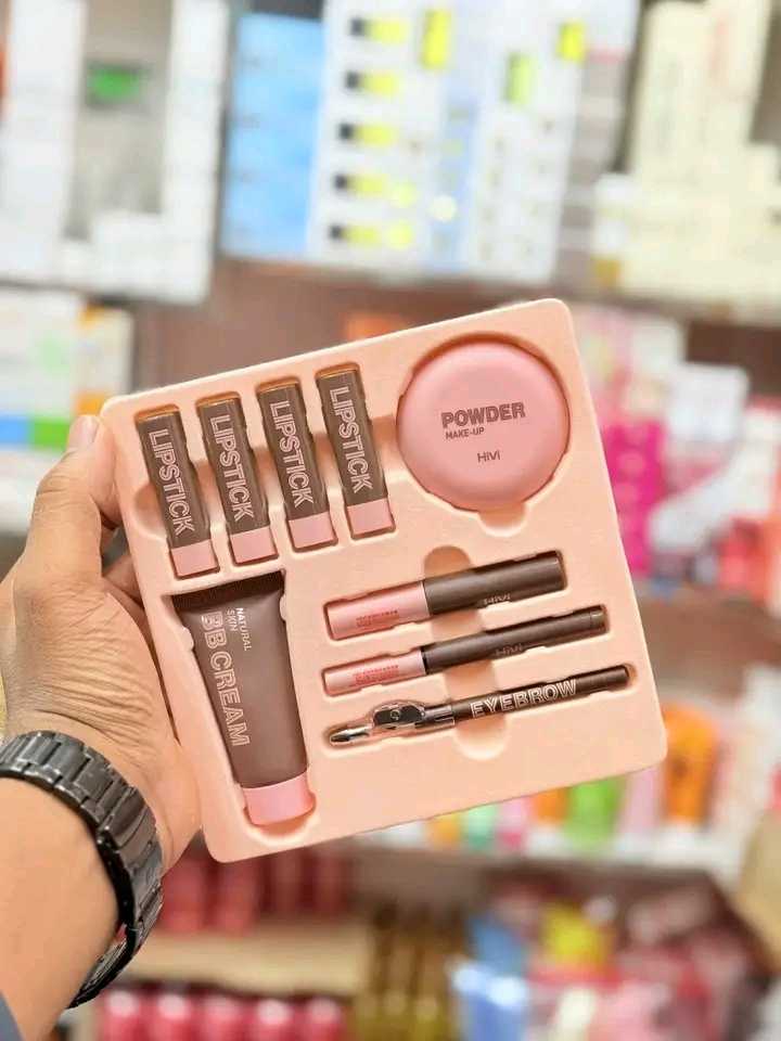 Hivi 9-in-1 Professional Makeup Set - Complete Full Face Beauty Kit (Waterproof & Long-Lasting)