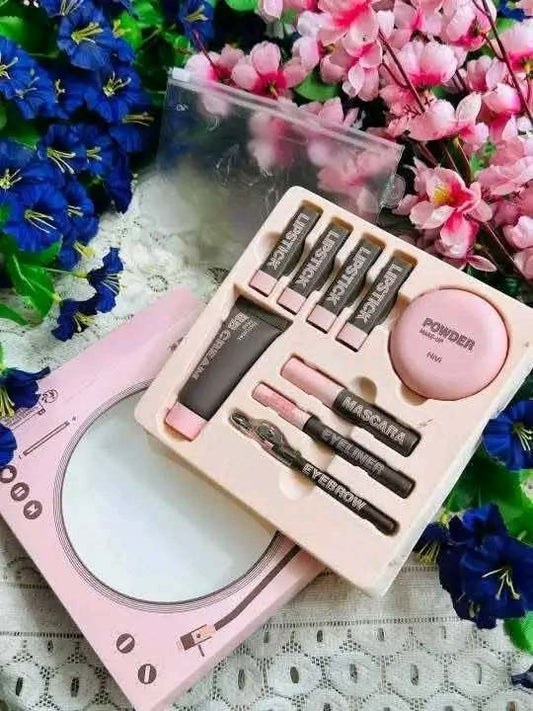 Hivi 9-in-1 Professional Makeup Set - Complete Full Face Beauty Kit (Waterproof & Long-Lasting)