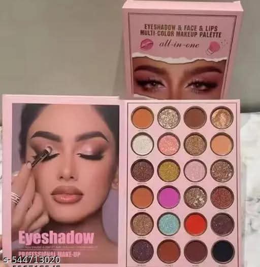 IGOODCO Fashion 5-in-1 Makeup Book Palette - All-in-One Eyeshadow, Blush, Highlighter & Lipstick Kit
