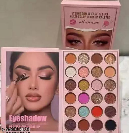 IGOODCO Fashion 5-in-1 Makeup Book Palette - All-in-One Eyeshadow, Blush, Highlighter & Lipstick Kit