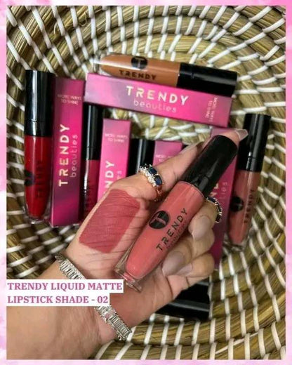 Trendy Beauty Liquid Matte Lipstick - Long-Lasting, Transfer-Proof & Hydrating Formula