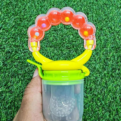 Baby Fruit Feeder & Silicone Teether Pacifier - Safe Self-Feeding Tool for Toddlers (BPA-Free)