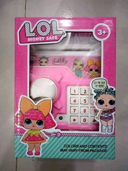 Kids Electronic Mini ATM Savings Bank - Intelligent Password Protected Money Box for Children