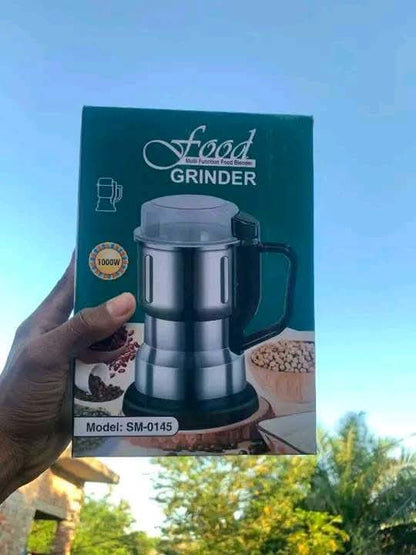 Multifunctional Electric Spice & Coffee Grinder - 1200W High-Power Stainless Steel Food Grinding Machine (600ML)