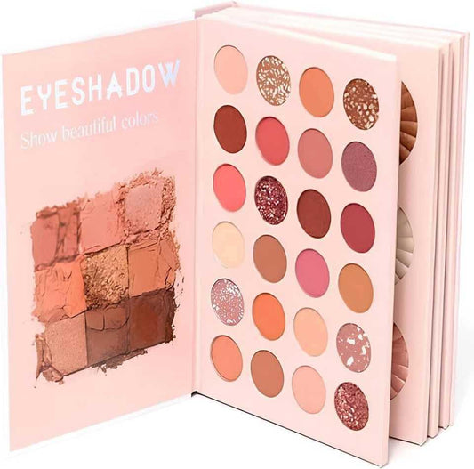 IGOODCO Fashion 5-in-1 Makeup Book Palette - All-in-One Eyeshadow, Blush, Highlighter & Lipstick Kit