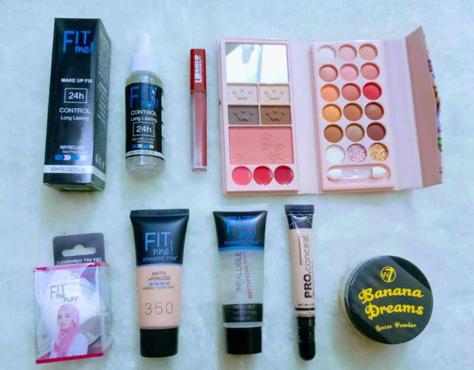 8-Piece Essential Makeup Combo Set - Professional Full Face Beauty Kit with 26-Color Eyeshadow Palette