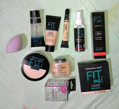 Student Budget Special Fit Me Makeup Combo - 7 Pieces Complete Beauty Kit