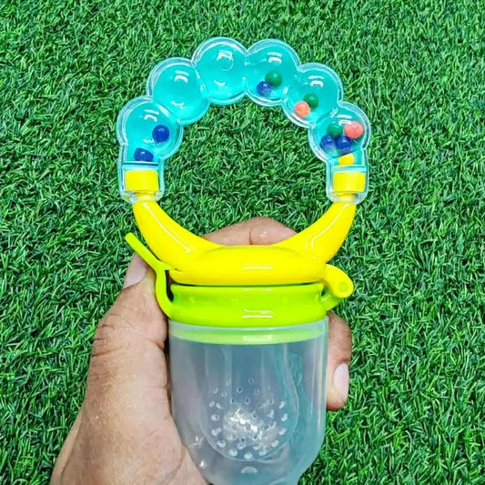 Baby Fruit Feeder & Silicone Teether Pacifier - Safe Self-Feeding Tool for Toddlers (BPA-Free)