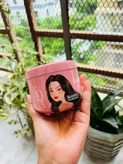 Kota Double Care Keratin Hair Mask - Professional Silky & Repair Treatment for Dry, Frizzy & Damaged Hair (100% Original)