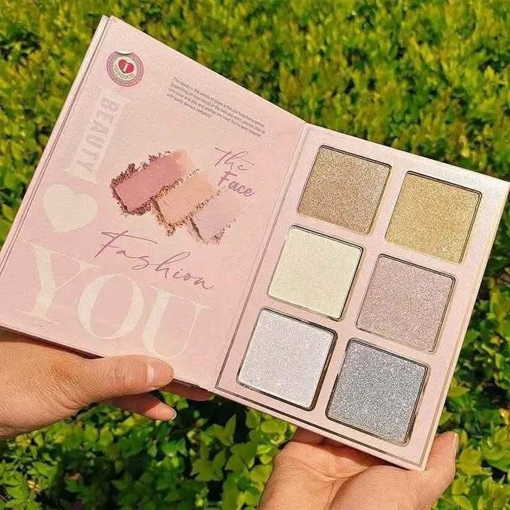 IGOODCO Fashion 5-in-1 Makeup Book Palette - 48 Colors Eyeshadow, Blush, Highlighter & Lip Kit