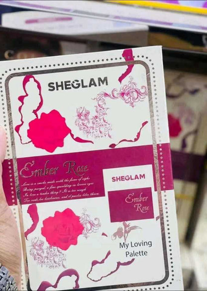 Sheglam Ember Rose "My Loving Palette" Beauty Book - All-in-One Professional Makeup Kit