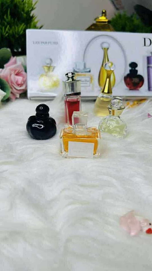 Luxury Dior Miniature Perfume Gift Set - 5 Pieces Collection (5ml Each) for Women