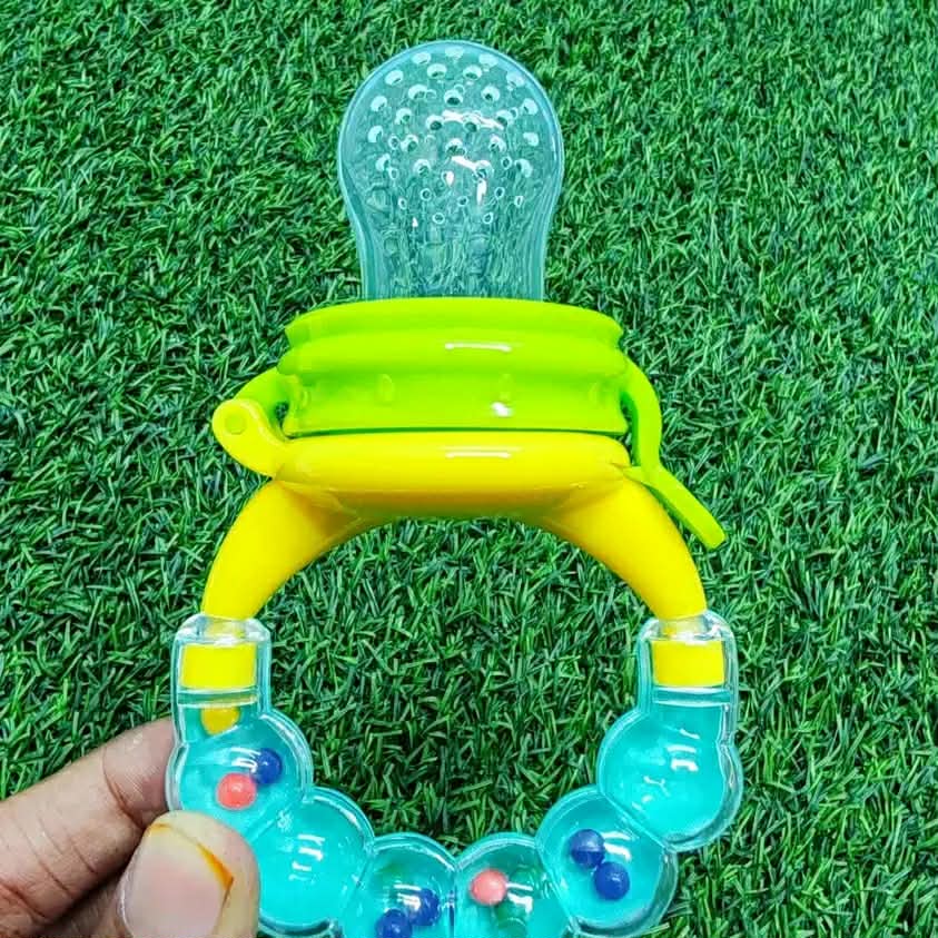 Baby Fruit Feeder & Silicone Teether Pacifier - Safe Self-Feeding Tool for Toddlers (BPA-Free)