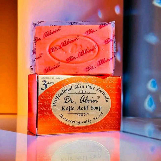 Dr. Alvin Original Kojic Acid Soap (135g) - Authentic Philippines Whitening Soap for Acne, Melasma & Glass Skin