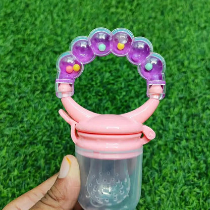 Baby Fruit Feeder & Silicone Teether Pacifier - Safe Self-Feeding Tool for Toddlers (BPA-Free)