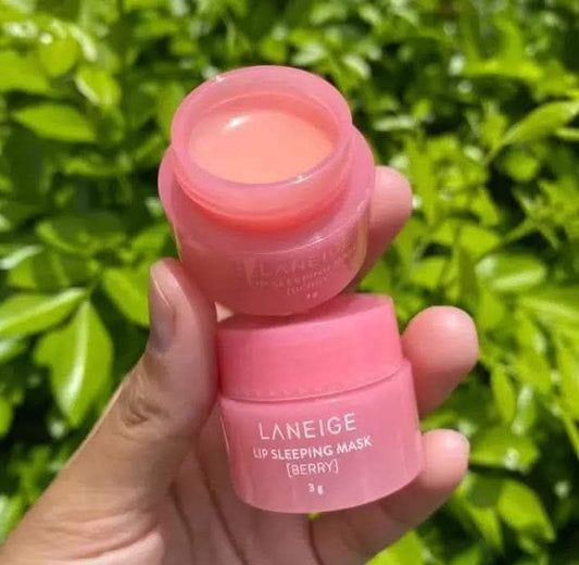 Laneige Lip Sleeping Mask Berry (3g Mini) - Original Korean Overnight Lip Repair & Moisturizer