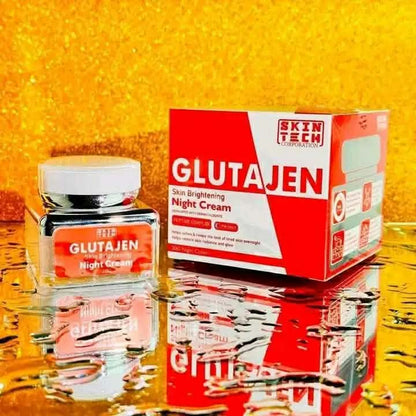 Glutajen Skin Brightening Night Cream (20g) - BSTI Approved Original Whitening & Repair Cream for Spots & Anti-Aging