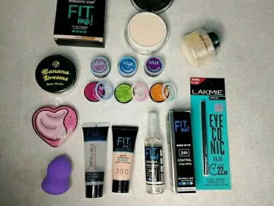 14-Piece Ultimate Student Budget Makeup Combo Set - Full Coverage Professional Beauty Kit (All-in-One Bundle)