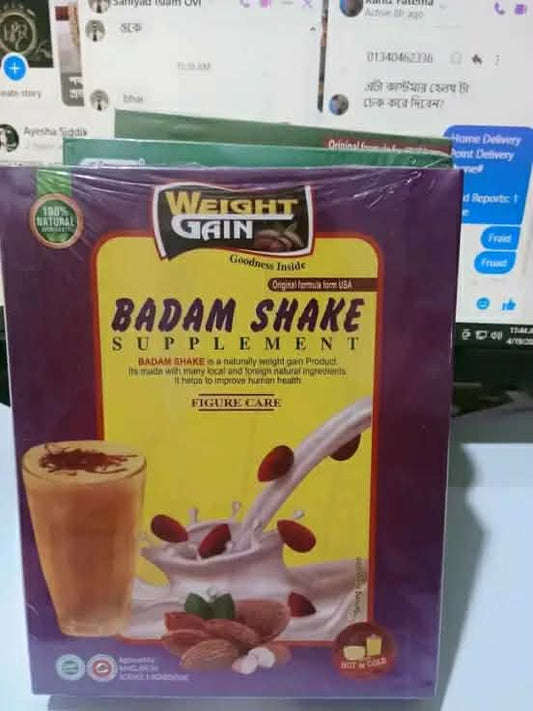 Elite Natural Food Badam Shake (120g) - Nutritious Almond Energy Drink Powder for All Ages