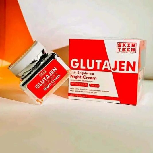 Glutajen Skin Brightening Night Cream (20g) - BSTI Approved Original Whitening & Repair Cream for Spots & Anti-Aging