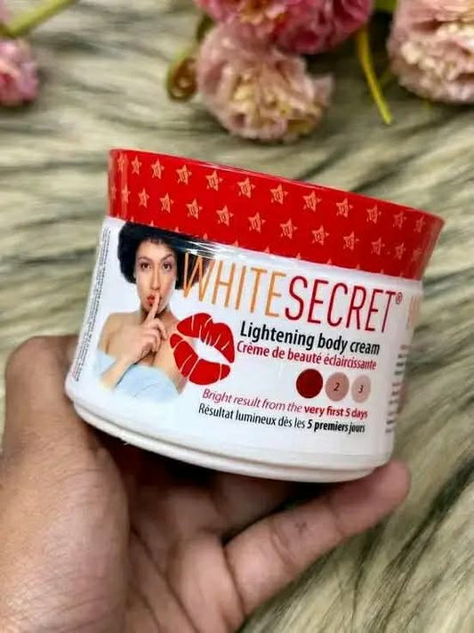 White Secret Lightening Body Cream (140ml) - Original Brightening & Smoothing Moisturizer for Even Skin Tone (Visible Results in 5 Days)