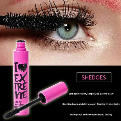 Essence I Love Extreme Crazy Volume Mascara - Intense Black, Waterproof & Long-Lasting Volumizing Mascara