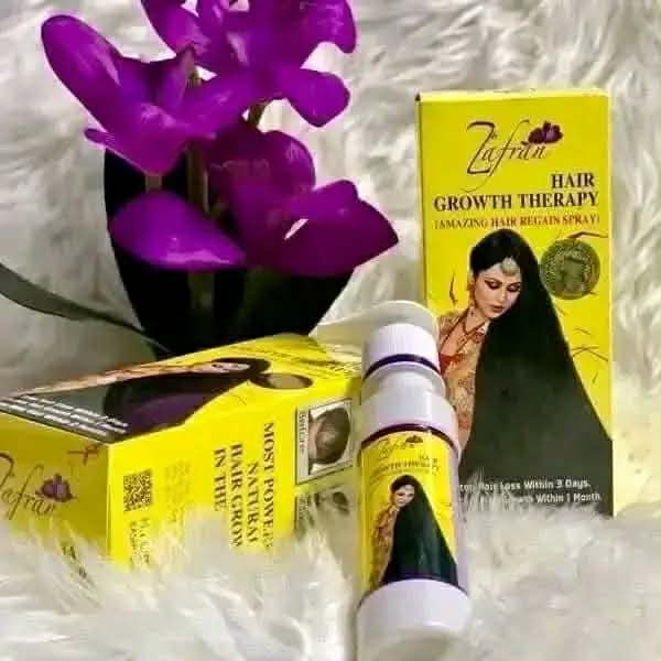 Original Zafran Hair Growth Therapy (150ml) - Intense Hair Regain Spray for Faster Growth, Hair Fall Control & Scalp Nutrition
