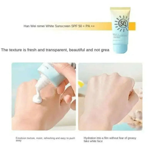 Whitening Sunscreen Lotion SPF 50+ PA+++ (40g) - Long Lasting UVA/UVB Protection & Instant Brightening Glow Sunblock