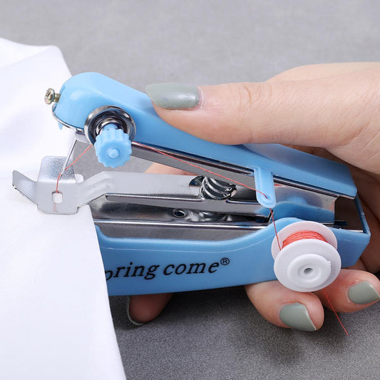 Portable Mini Handheld Sewing Machine | Easy Stitch Manual Sewing Machine for Home & Travel