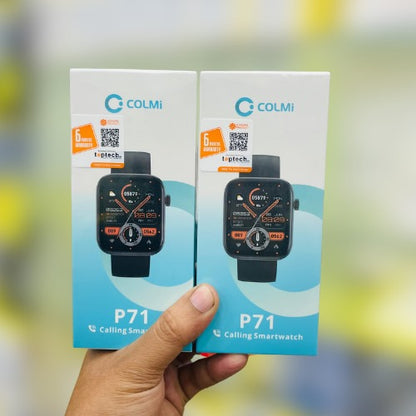 Colmi P71 Smart Watch Voice Calling Men Health Monitoring IP68 Waterproof Notifications Voice Assistant Smartwatch for Men and Women
