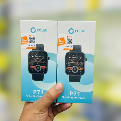 Colmi P71 Smart Watch Voice Calling Men Health Monitoring IP68 Waterproof Notifications Voice Assistant Smartwatch for Men and Women