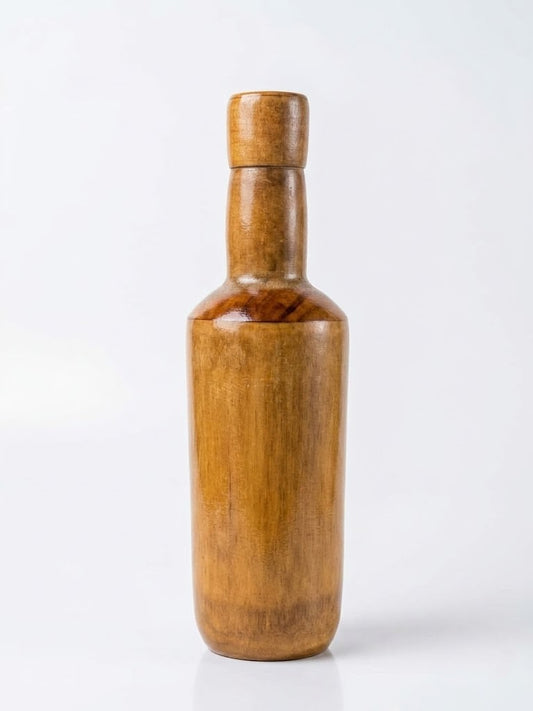 Premium Handmade Eco-Friendly Bamboo Water Bottle (1 Liter) - 100% Natural, BPA-Free & Sustainable Traditional Flask