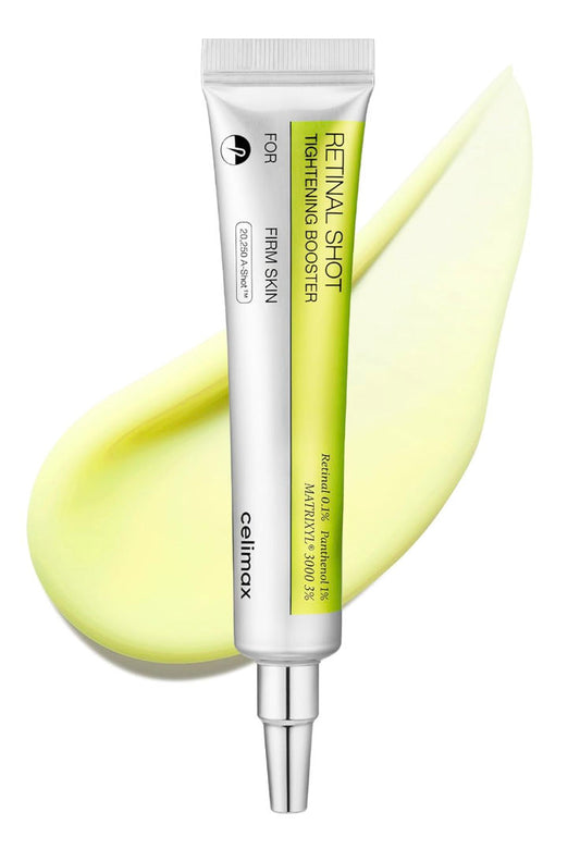 Celimax Retinal Shot Tightening Booster (20ml) - 100% Original Korean Pore Minimizer & Anti-Aging Serum with 5% Niacinamide