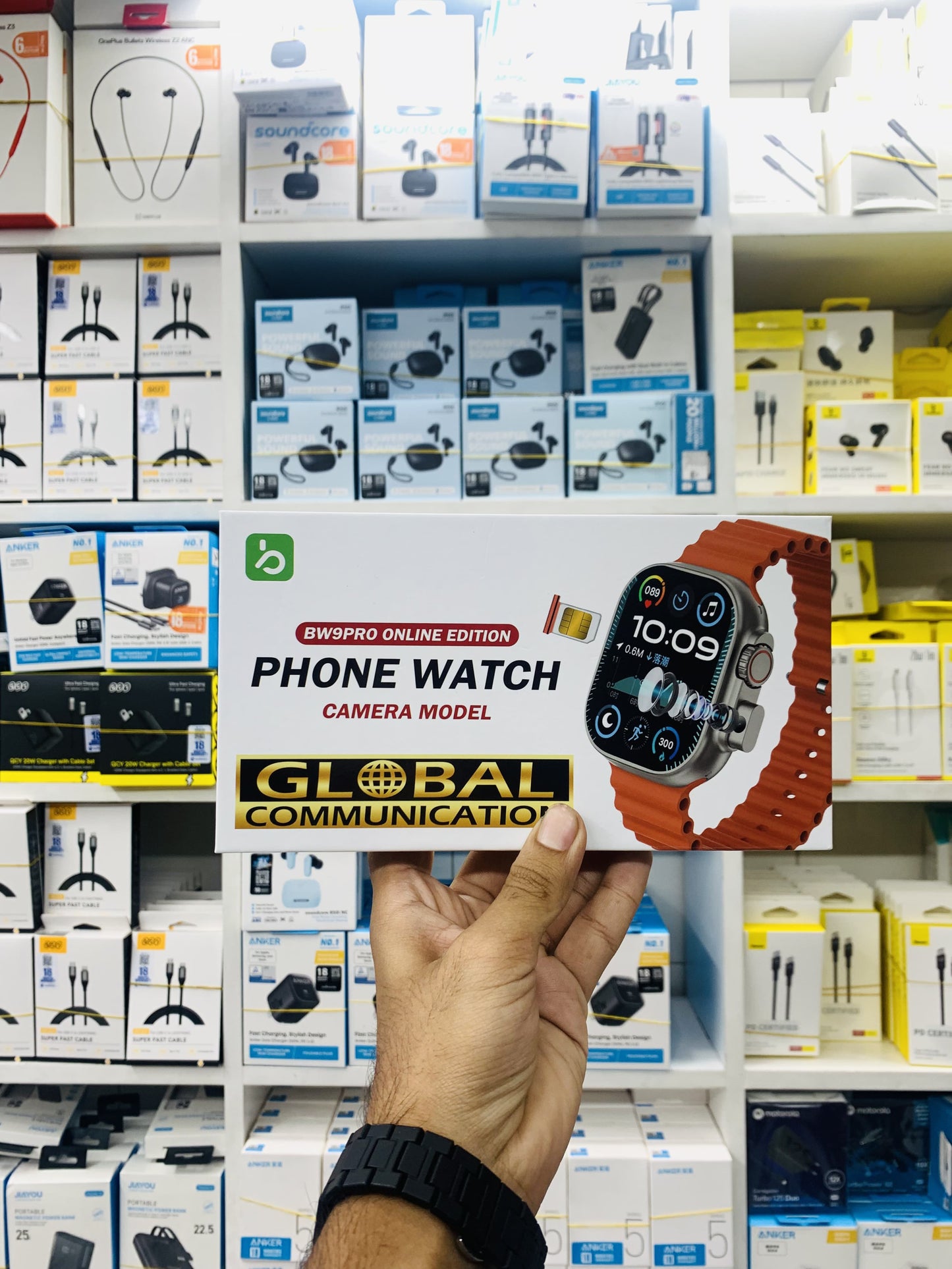 BW9 Pro Online Edition 4G Android Smart Watch - SIM Supported Phone Watch with Built-in Camera & Play Store Support