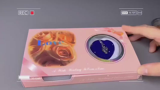 Premium Wish Pearl Necklace Gift Box - 100% Original Pearl in Real Oyster with Stainless Steel Pendant & Chain