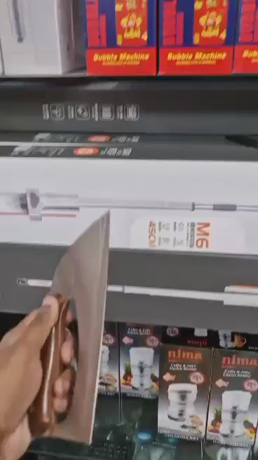 Premium Ultra-Sharp Korean Kitchen Knife - High-Carbon Stainless Steel Slicer with Ergonomic Non-Slip Wooden Handle